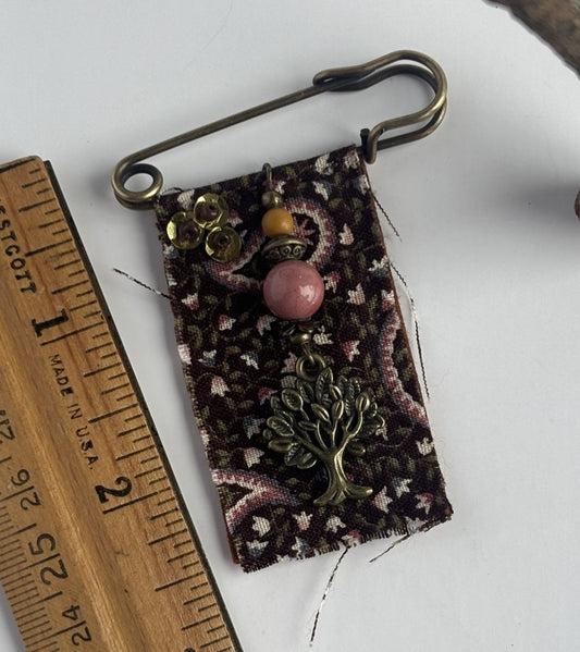 OOAK Tree Brooch